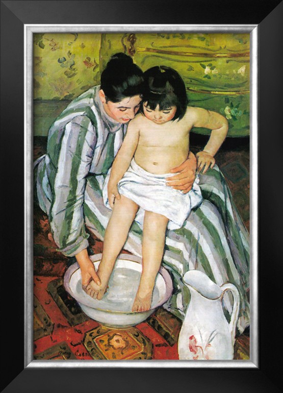 The Bath 1891 - Mary Cassatt Painting on Canvas